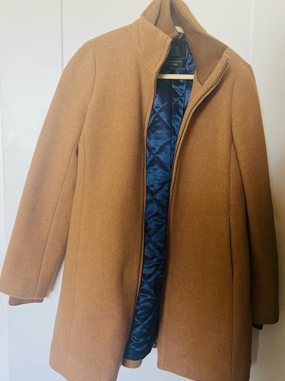 J. Crew Lodge Coat in Italian stadium- cloth wool. Quilted Lined - Picture 2 of 9